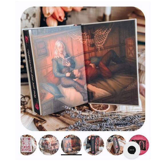Owlcrate Special Signed Edition Fearless By Lauren Roberts - Picture 8 of 9